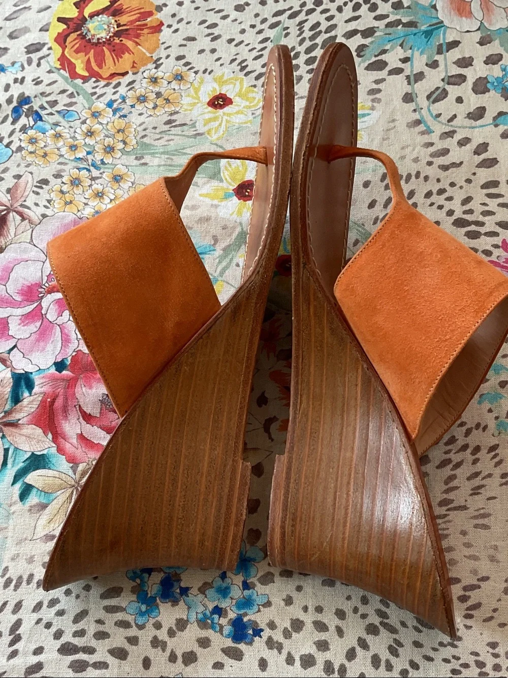 Il Sandolo suede Wedge Sandals.